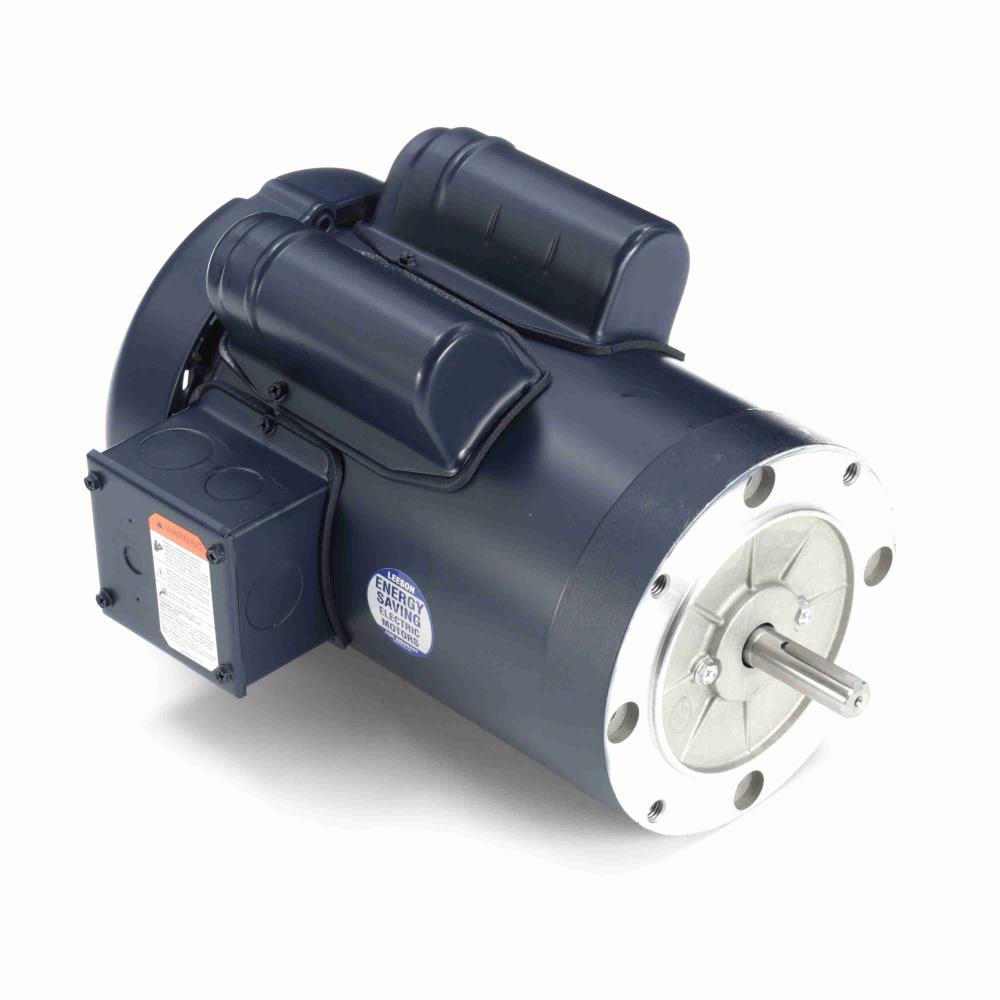 112136.00 Leeson General Purpose Motor (C6K17FC9 , 2 HP, 56 Frame, 1725RPM, 115/230V, TEFC) - KG Power Systems
