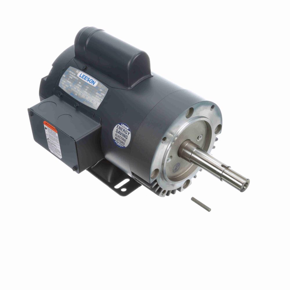 121190.00 Leeson Pump Motor (C145C34DK3, 2 HP, 145 Frame, 3450RPM, 115/208-230V, DP)