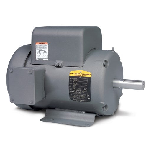 L3514 Baldor General Purpose Motor (1-1/2 HP, 1800 RPM, TEFC, 56H Frame, 115/230 Volt, 1 Phase, Foot Mounted)