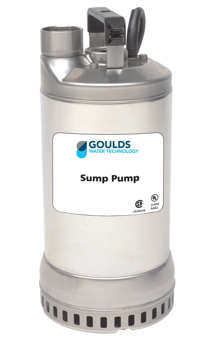 Goulds 1DW51E1EA Submersible Dewatering Pump (1 HP, 1 Phase, 3450 RPM, 230 Volts)