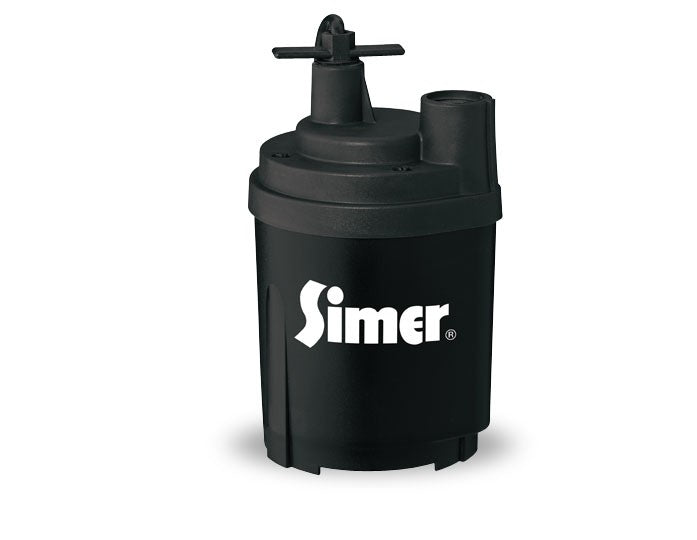 2325-02 Pentair Simer 1/4 HP Submersible Utility Pump (1/4 HP, 1790 GPH, 1" Discharge, 115V AC, 8' Cord)