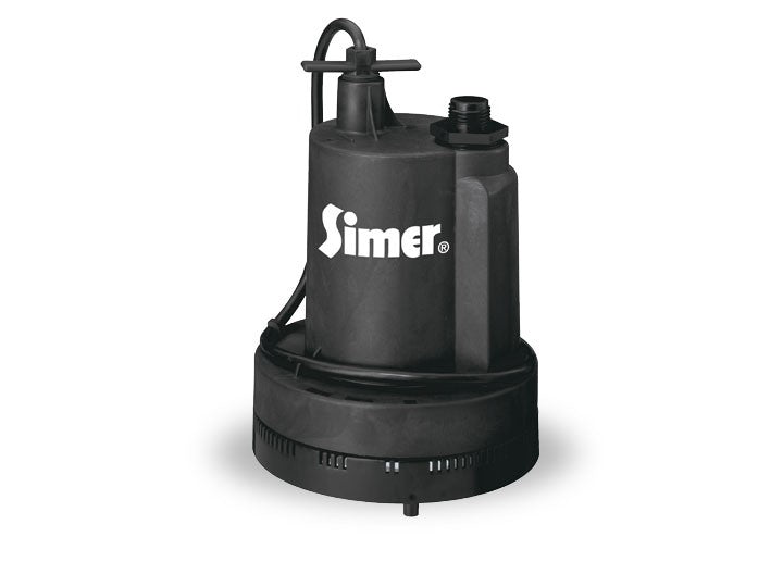 2355-04 Pentair Simer 1/3 HP Submersible Thermoplastic Utility Pump