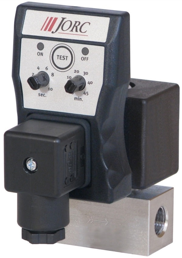 2951 JORC Timer Controlled Condensate Drain (Unlimited Max Compressor Capacity, 1/4" NPT, 115V, 1.0 MM Orifice Size, IP65/ NEMA 4 Enclosure)