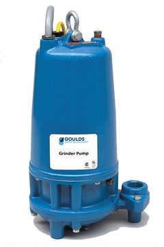 1GD51G1CAS Submersible Grinder Pump (2HP, 1 Phase, 60 Hz, 230 Volt, 4.75", 15.5MA, 3" Max Solids, 106' Max Head, 46 Max GPM, 1-1/4" NPT Discharge)