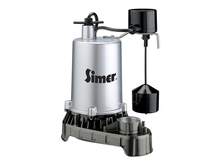 4188 Pentair Simer 3/4 HP Zinc Body Submersible High Output Sump Pump