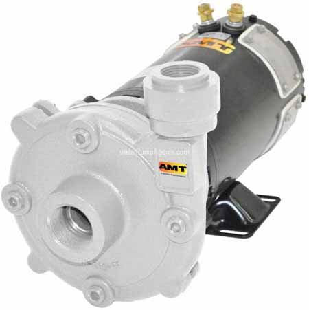 12DC-98 AMT Stainless Steel 12 Volt DC Washdown Pump (7/8 HP, 12 VDC, 1-1/4" Suction, 1" Discharge, 3500 RPM, 56 GPM, 35 PSI, Stainless Impeller)