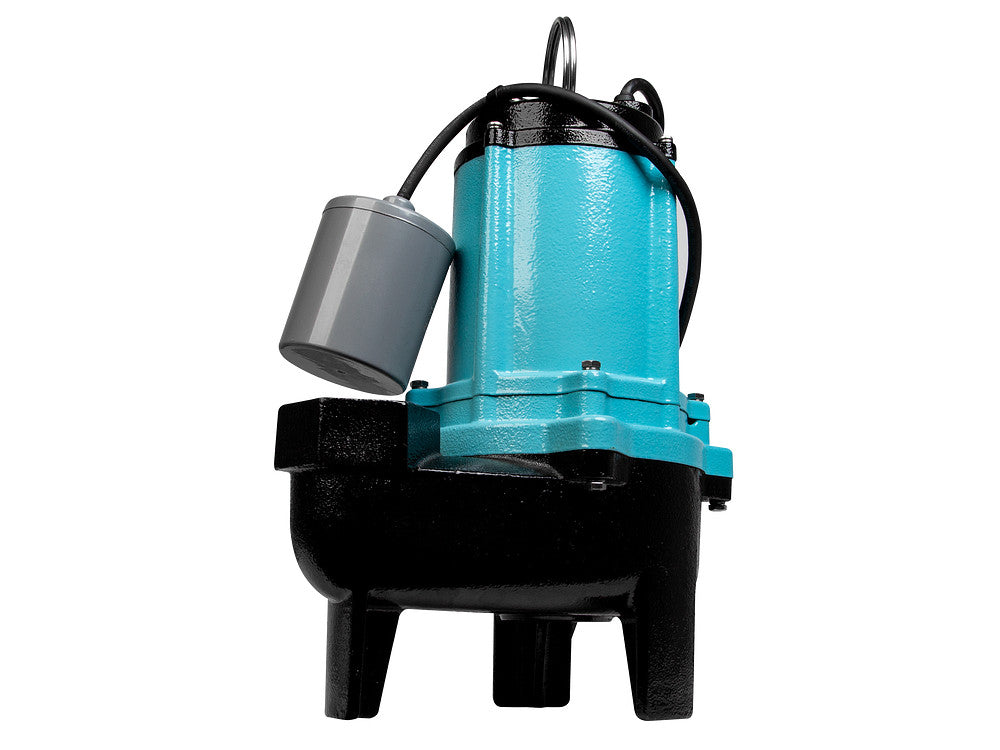 511433 Little Giant 10SC Series Cast Iron Sewage Pump (10SC-CIA-RF Model, 1/2 HP, 115 Volt, Single Phase,11 Full Load Amps, Piggyback Float, 120 Max GPM, 2" Max Solids, 2" Discharge, 20' Cord)
