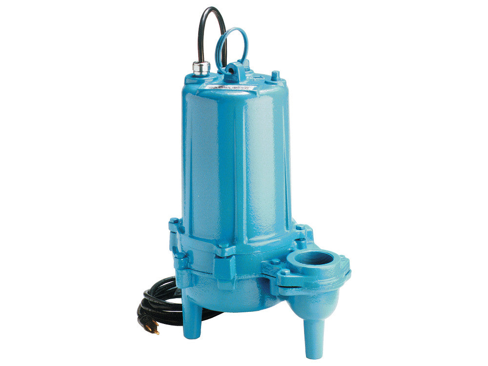 620203 Little Giant WS102M Cast Iron Submersible Sewage Pump (1 HP, 208-230 Volts, Single Phase, 168 Max GPM, 2" Discharge, 2" Max Solids, Manual Type, 20' Cord)