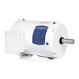 WDM3542 Baldor Washdown Duty Motor (.75 HP, 1765 RPM, 230/460 Volt, 3 Phase, 60 Hz, 56 Frame, TENV Enclosure, F1 Mount)