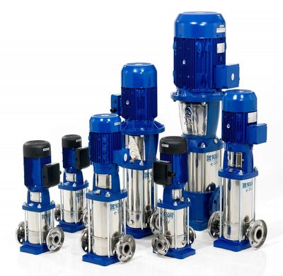 5SV15GG4F60N Goulds Pump & Motor Combo e-SV Stainless Steel Series Vertical Multi-Stage Pumps, CI-304 Configuration with 1-1/4" Connection, 5 HP, 208-230/460 Volts, 60 Hz, 3 Phase, 3500 RPM, Viton Shaft Seal.