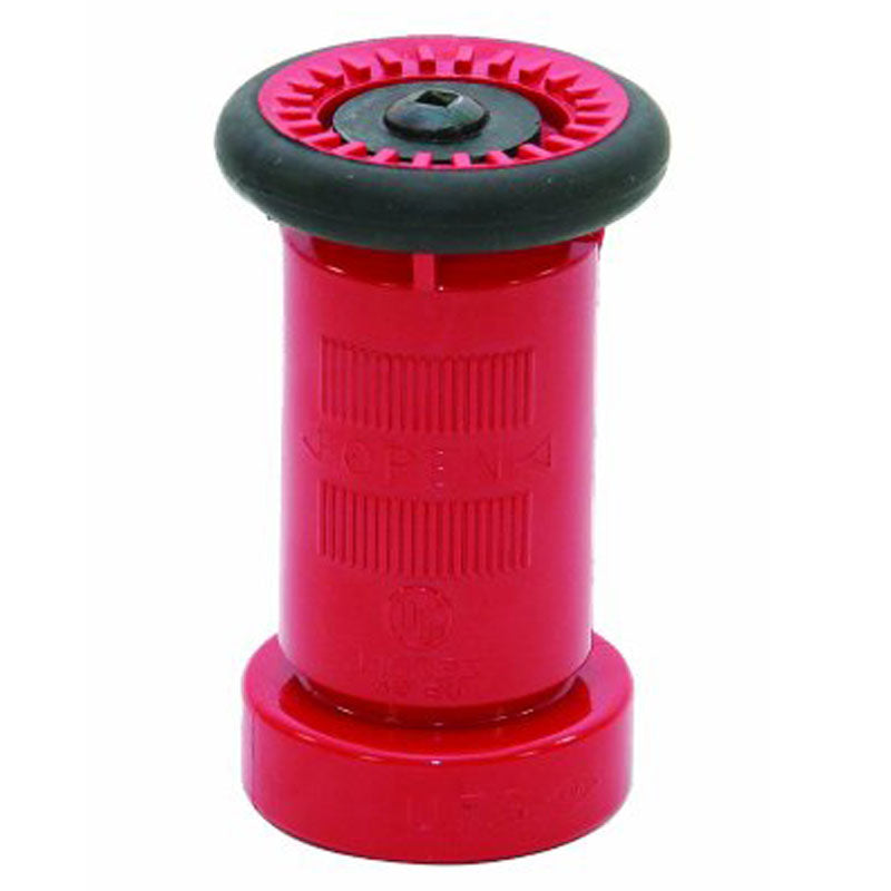 C332-90 AMT 1" Adjustable Lexan Fire Hose Nozzle for AMT Fire Pumps (NPSH size, 4-5/8" Length, 22 GPM)