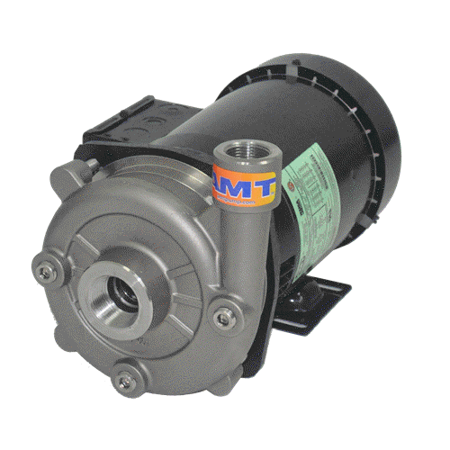 5020-98 AMT Stainless Steel Straight Centrifugal Pump (1-1/2 HP, 115-208/230 Volts, 1 Phase, 1-1/4" Suction, 1" Discharge, 1/8" Max Solids)