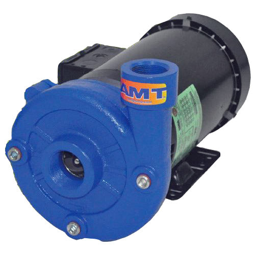 5033-95 AMT Straight Centrifugal Pump (2 HP, 208-230/460 Volts, 3 Phase, 1-1/2" Suction, 1-1/4" Discharge, 1/8" Max Solids)