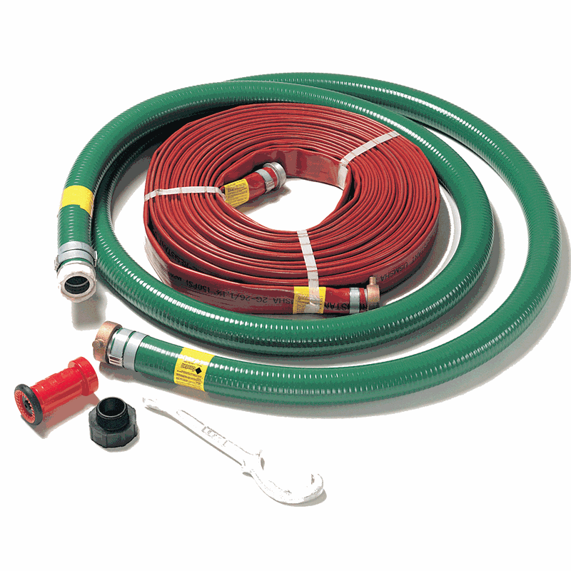 055-363 AMT Hose Kits (3" General Purpose Hose Kit with 20 ft. 3" suction and 25 ft. 3" lay flat discharge hose and hose wrench.)