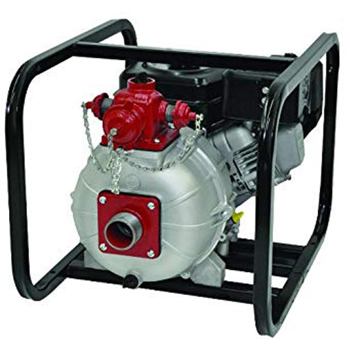 2MP5HR AMT 2" Engine Driven Two Stage High Pressure Fire Pump (Honda GX160, 5 HP, 2 HR Run Time, .82 GAL Tank Size, 3-Way Discharge, 2" Suction) - KG Power Systems