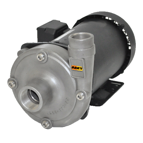 489C-98 AMT Stainless Steel High Head Straight Centrifugal Pump (3/4 HP, 115/230 Volt, 1 Phase, Viton/SS Shaft Seal, TEFC)