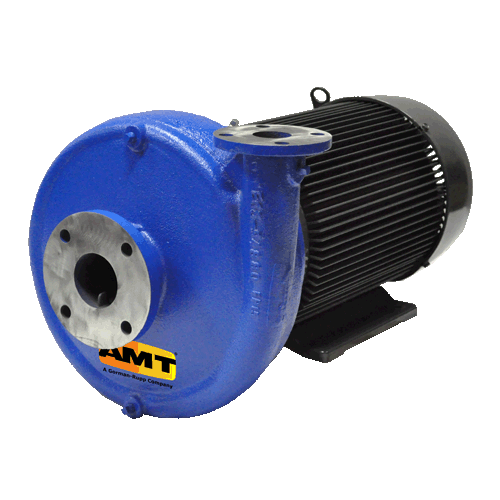 4271-95 AMT 1750 RPM 3"X2" Cast Iron Straight Centrifugal Pump (25 HP, 284JM Frame, TEFC Enclosure, 208-230/460 Voltage @ 60 Hz, 2" Discharge)