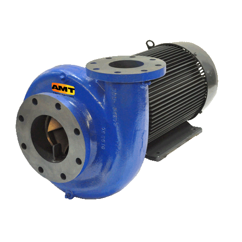4301-95 AMT 1750 RPM 6"X4" Cast Iron Straight Centrifugal Pump (30 HP, 3 Phase, 286JM Frame, TEFC Enclosure, 208-230/460 Voltage, 6" Suction, 4" Discharge)