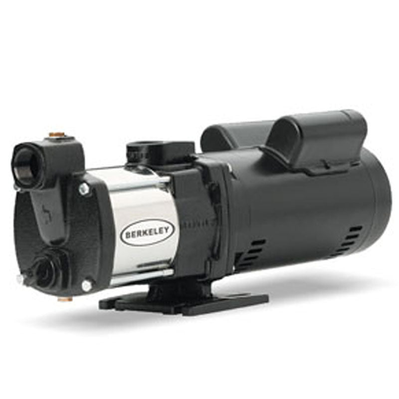 B86073 Berkeley Self-Priming Multi-Stage Pumps (2 HP, 1-1/4" NPT Discharge, 230 Voltage, 304 stainless steel, SSHM Series)