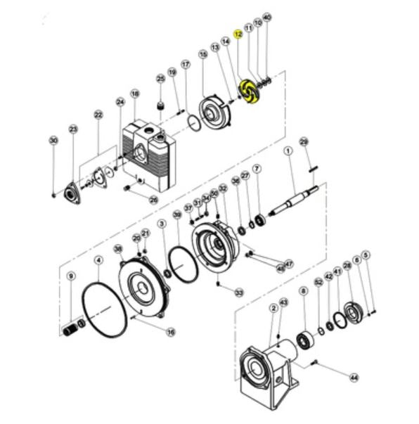 090050TB Barnes Impeller 5.995" Diameter