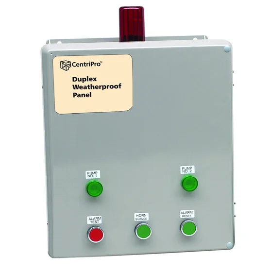 D1FGC5T Goulds Pump Control Panel, w/ Intrinsically Safe Relays (5 HP, 230 Volt, 1 Phase, NEMA 4X Indoor/Outdoor Fiberglass Enclosure)