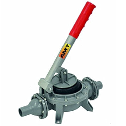 AMT Pumps HP01-99 Hand Diaphragm Pump (12 GPM @ 90 Strokes per Minute,1" Smooth Hose Inlet and Outlet, Max Lift 12', Max Head 30', Max Temp 130F)