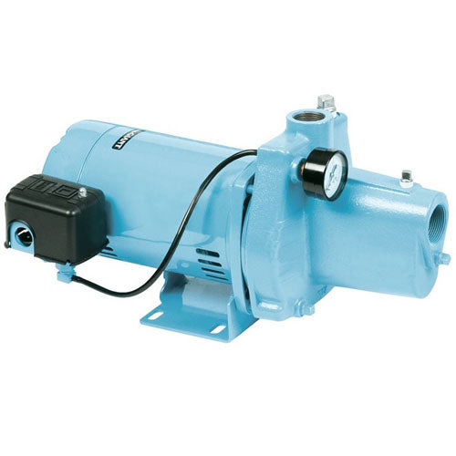 558274 Little Giant JP Series Shallow Well Jet Pump (JP-050-C Model, 1/2 HP, 1 Phase, 60 Hz, 115/230 Voltage, 64.2 Max PSIG, 1" FNPT Discharge, 1.25" FNPT Suction)
