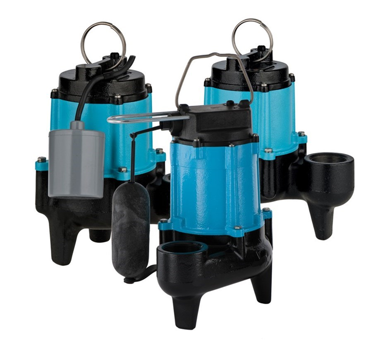511437 Little Giant 10SC Series Sewage Pump (10SC-CIA-RF Model, 1/2 HP, 115 Volt, Single Phase, Piggyback Mechanical Float, 3" Discharge, 20' Cord)