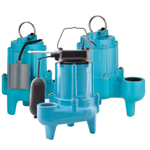 509413 Little Giant 9SC Series Sewage Pump (9SC-CIM Model, 4/10 HP, 115 Volt, Single Phase, Manual Switch, 2" Discharge, 20' Cord)