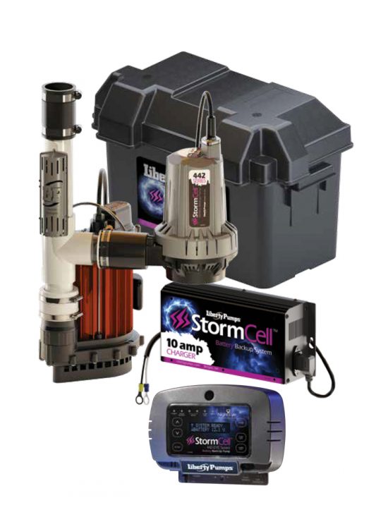 PC237-442-10A Liberty Pumps StormCell® 442-Series Pump Combo, model 237 and 442-10A assembled