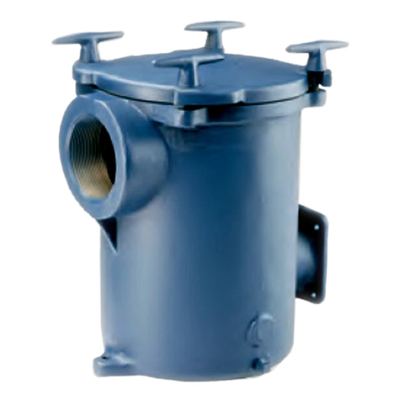 PKG 98 Pentair Sta-Rite 8" Cast Iron Trap with Basket (For C, CC, and D Series Pumps, 3" NPT Suction Port Size)