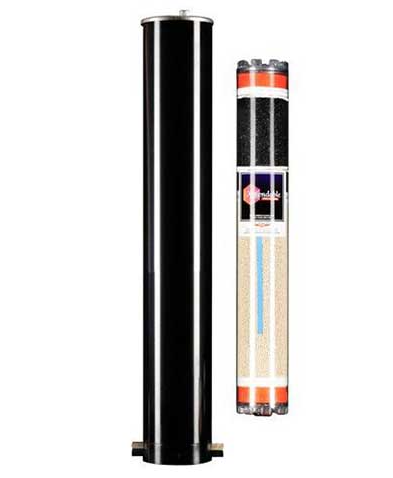 PU-530002-AF - Lawrence Factor - Cart. Holder-53 style, 2lb incl cartridge (5000 psi, 3.685" OD x 23" H, 7075 T6 Aluminum - Hard Anodize, SCFM Rating: 60)