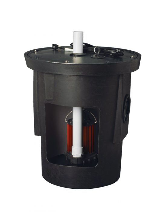 SPAC-237 Liberty Pumps Assembled sump kit, 1/3hp, model 237, 18″x22″ basin w/ cover