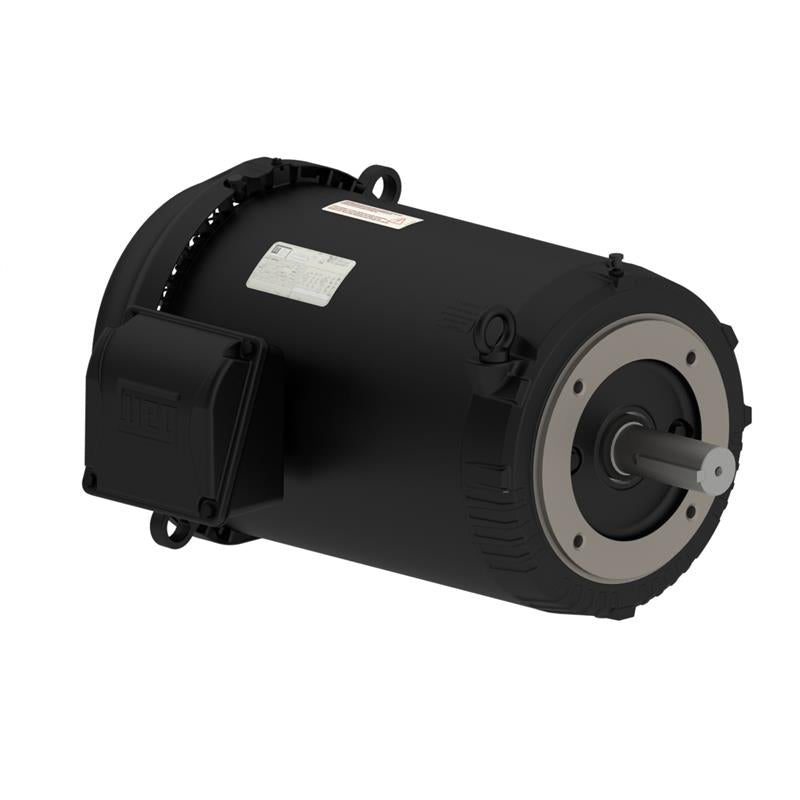 00518ET3ER184TC-S WEG General Purpose Motor (5 HP, 1800 RPM, 3 Phase, 60 Hz, 182/4TC Frame, 230/460 Volt, TEFC Enclosure, Footless)