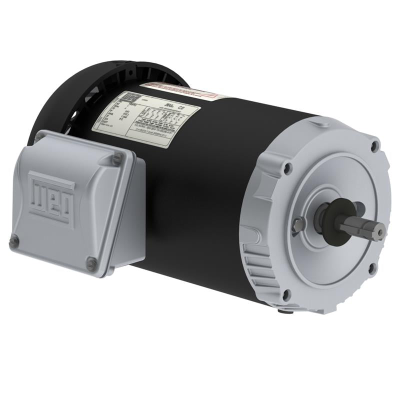 .7536ES3EJPR56J-S WEG Motor, Jet Pump (0.75 HP, B56 FRAME, 208-230/460 V, THREE PHASE, TEFC , 3440 RPM) - KG Power Systems