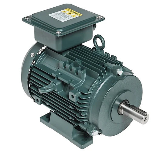 Y222SDMV7FS-PL Toshiba IEC Motor (3 HP, 3600 RPM, 90L Frame, TEFC Enclosure, 3 Phase, 230/400 Volt, Reverse Rotation, Cast Iron, B3 Mounting)