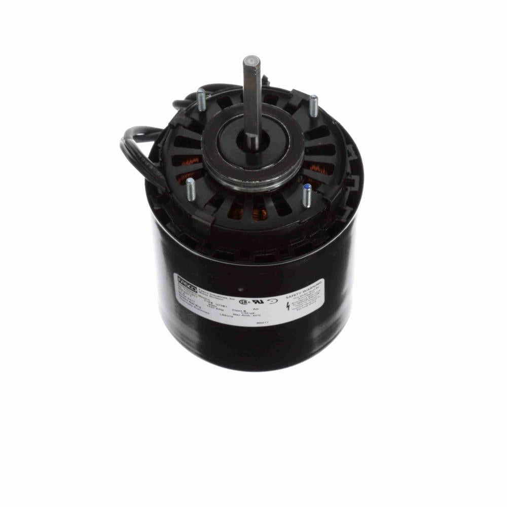 D417 Fasco Refrigeration Motor (1/20 HP, 1550 RPM, 208-230 Volt, 1 Phase, 1 Speed, CCW, 60 Hz, Air Over Duty)