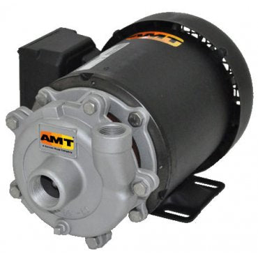 370D-98 AMT Stainless Steel Small Straight Centrifugal Pump (1 HP, 3 Phase, 230/460 Volt, TEFC Enclosure, 56J Frame, Viton Seal, Stainless Steel Impeller, 4/2 Full Load Amps)