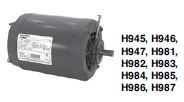 H986 Century and Universal Electric Hot Water Circulator Pump Motor (1-1/2 HP, 56Y Frame)