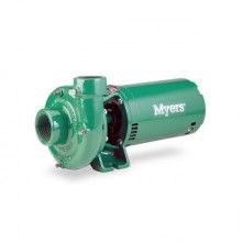 150M-5-1 Myers Centri-Thrift Centrifugal Pump (5 HP, 115/230 Volts, 1 Phase, 1-1/2" NPT Discharge, 2" NPT Suction, 178 GPM Max., 140 ft. Max. Head, 5-15/16" Brass Impeller, Cast Iron Body)