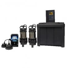 MET20373 Ion Technologies 55ACi Deluxe Battery Backup System, 24 Volt DC to 120 Volt AC, 78 GPM Max, 28 ft Max Head