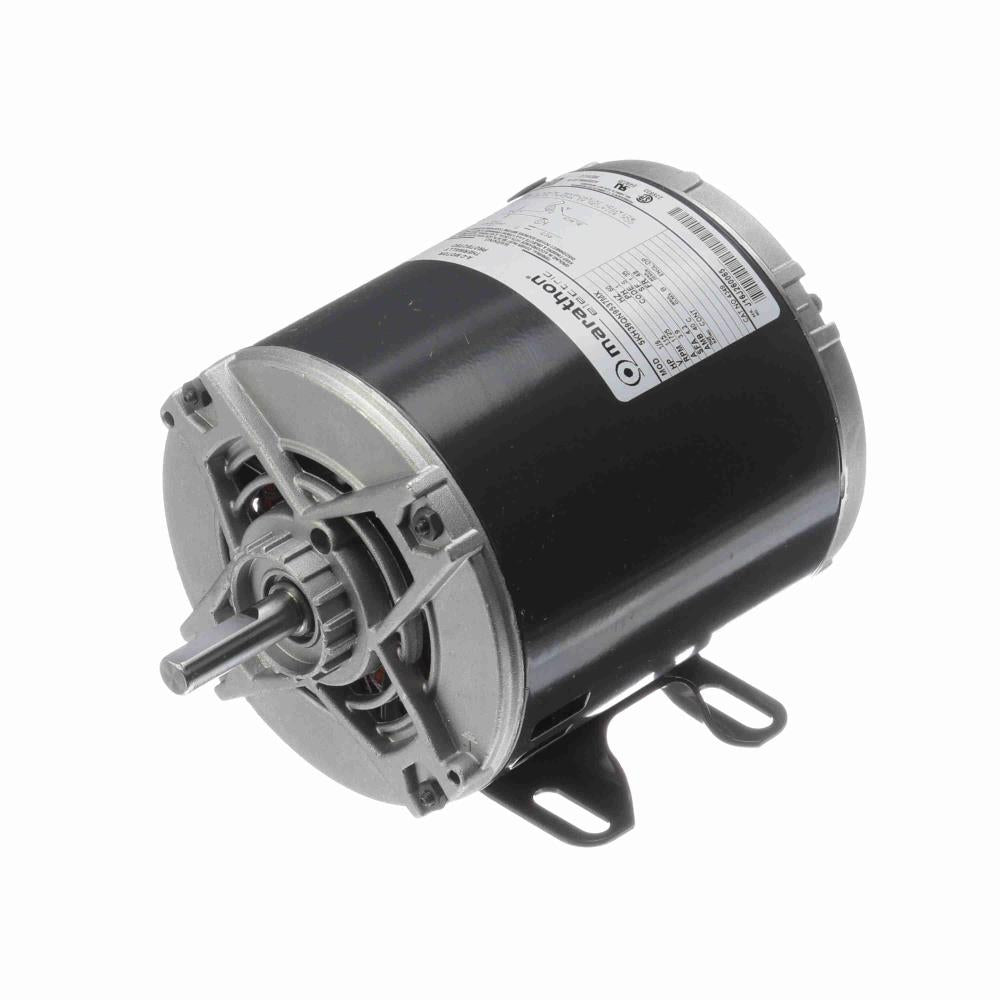 4349 Marathon General Purpose Motor (Split Phase, 1/6 HP, 48Z Frame, 5.6" Diameter, ODP Enclosure, Single Phase, Rolled Steel Material, Rigid Base, Single Shaft)