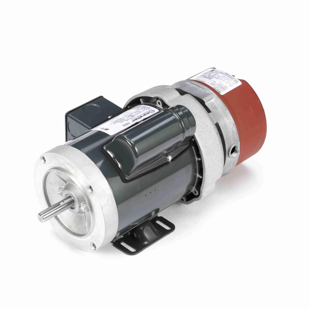 D400 Marathon Brakemotor (1/3 HP, 56 Frame, TEFC, Single Phase, 115-208-230V, Reversible, Rolled Steel)