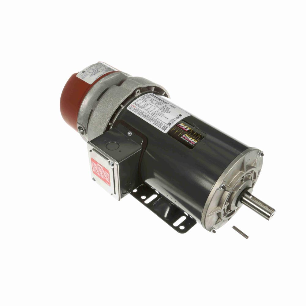 K441 Marathon Brakemotor (1-1/2 HP, 3 Phase, 145T Frame, TEFC, 230/460 Volt, Rolled Steel Construction, Rigid Base, Single Shaft)