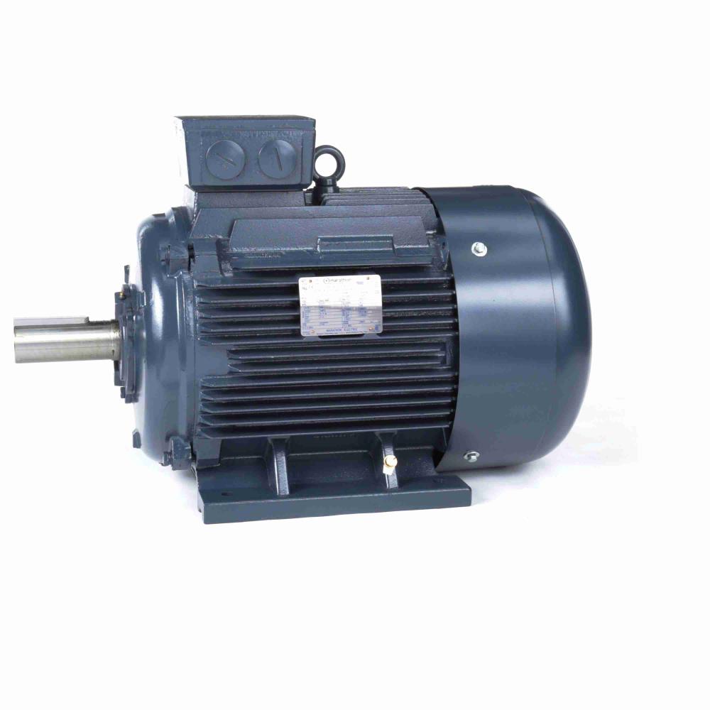 R504 Marathon IEC Motor (75 HP, 3 Phase, 250M Frame, TEFC, 230/460 Volt, Reverse Rotation, Cast Iron Construction, Rigid Base, Single Shaft)