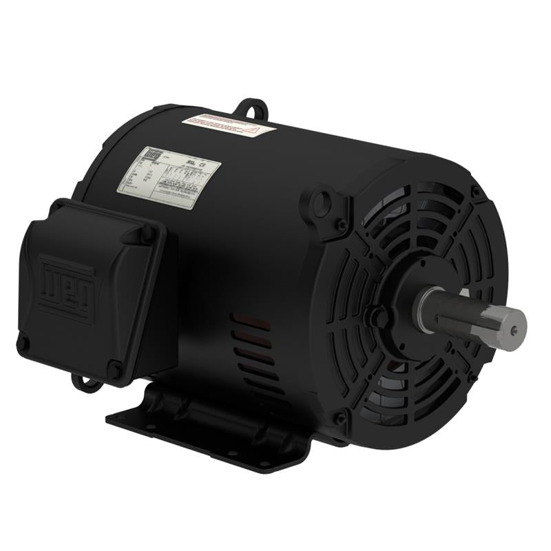 01018OT3ECD215T-S WEG Compressor Duty Motor (10 HP, 1800 RPM, 3 Phase, 215T Frame, 208-230/460 Voltage, ODP Enclosure)