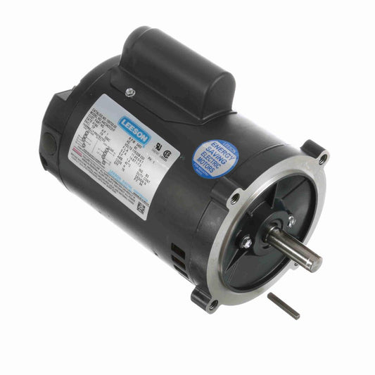 100722.00 Leeson Jet Pump Motor  (A4C34DC21, 1 HP, 48 Frame, 3450RPM, 115/208-230V, DP)