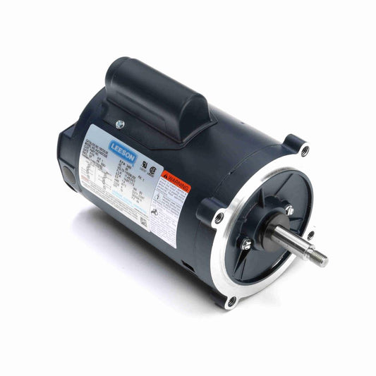 100723.00 Leeson Jet Pump Motor  (A4C34DC22, 1 HP, 56 Frame, 3450RPM, 115/208-230V, DP)