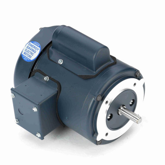 101765.00 Leeson General Purpose Motor  (C4C17FC10,  1/4 HP, 48 Frame, 1725RPM, 115/208-230V, TEFC) - KG Power Systems