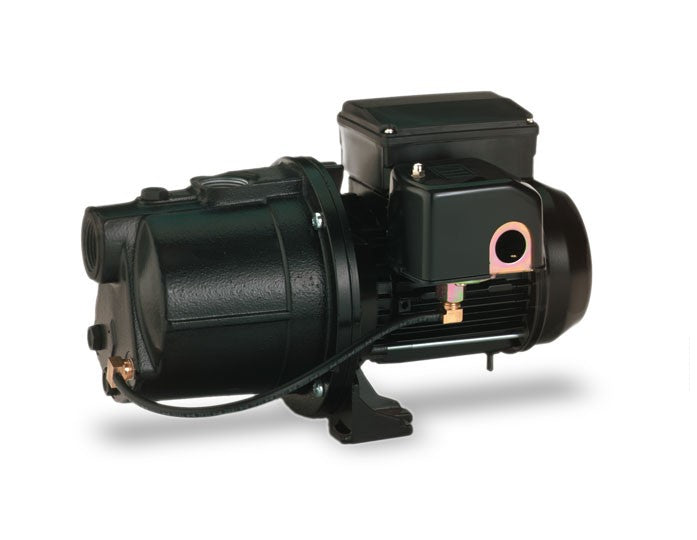 2802 Simer Pentair Cast Iron Shallow Well Jet Pump (3/4 HP, 7.8 GPM, 25' Max Lift, 1" NPT Suction and Discharge, 115 Volt, 60 Hz, 15 Amps)